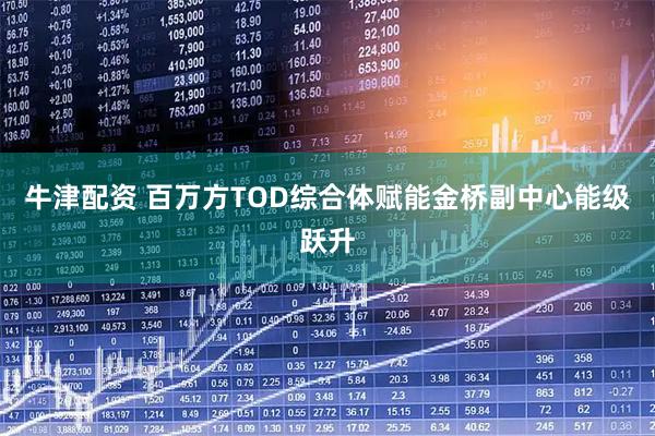 牛津配资 百万方TOD综合体赋能金桥副中心能级跃升